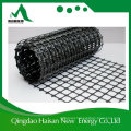 Haisan Unidirectional 80kn Plastic PP Geogrid Used in Retaining Wall